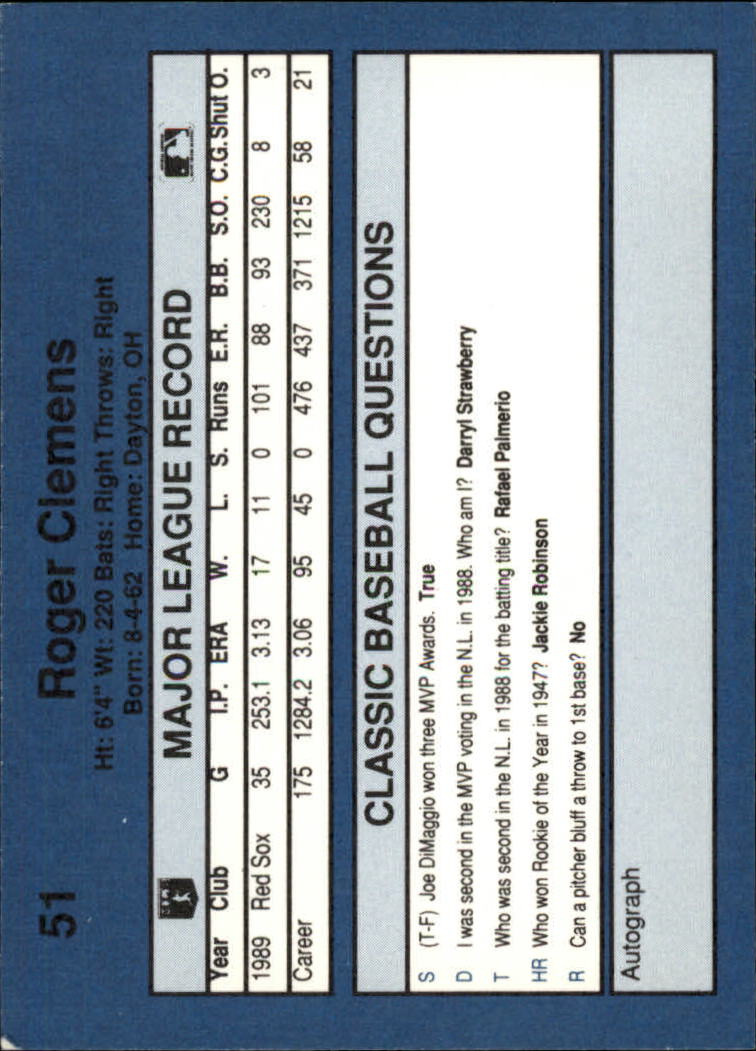 1990 Classic Blue Baseball Card Pick - Picture 99 of 299