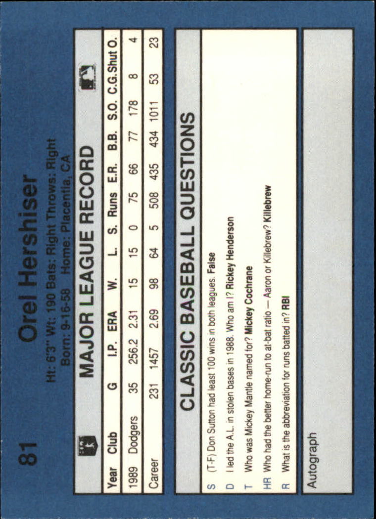 1990 Classic Blue Baseball Card Pick - Picture 157 of 299