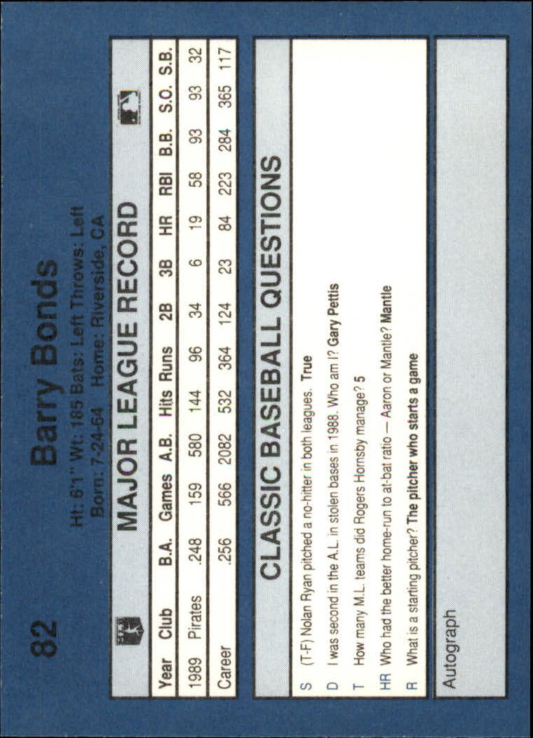 1990 Classic Blue Baseball Card Pick - Picture 159 of 299