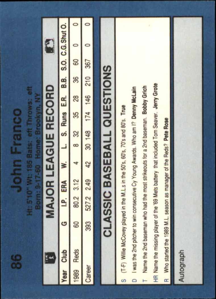 1990 Classic Blue Baseball Card Pick - Picture 167 of 299
