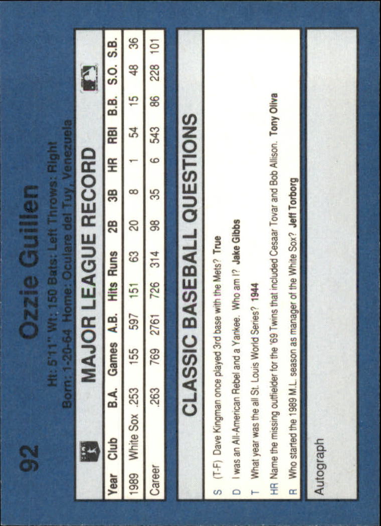 1990 Classic Blue Baseball Card Pick - Picture 181 of 299