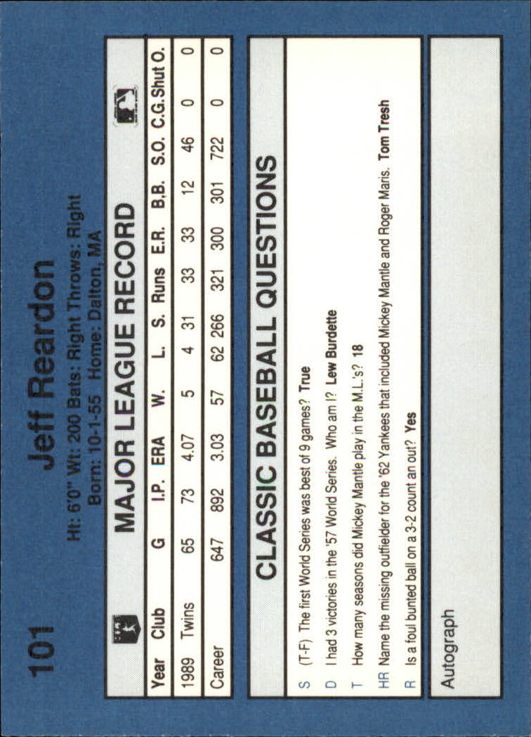 1990 Classic Blue Baseball Card Pick - Picture 199 of 299