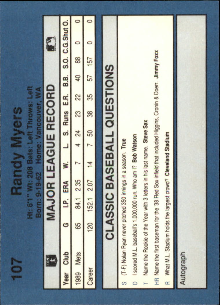 1990 Classic Blue Baseball Card Pick - Picture 211 of 299