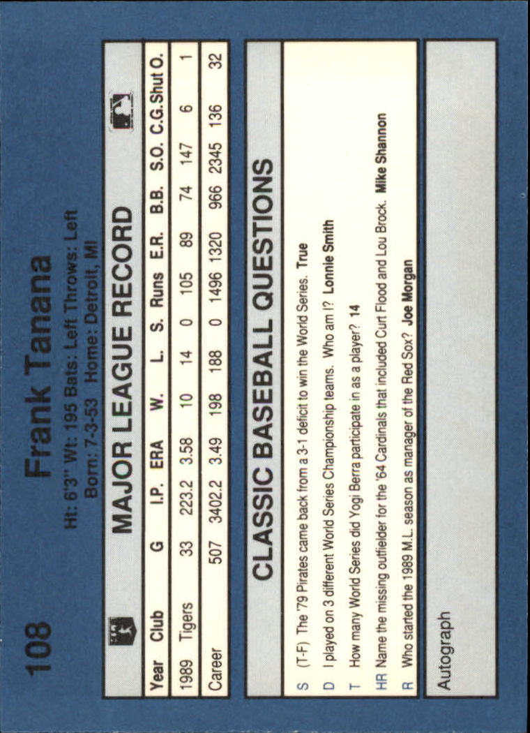 1990 Classic Blue Baseball Card Pick - Picture 213 of 299