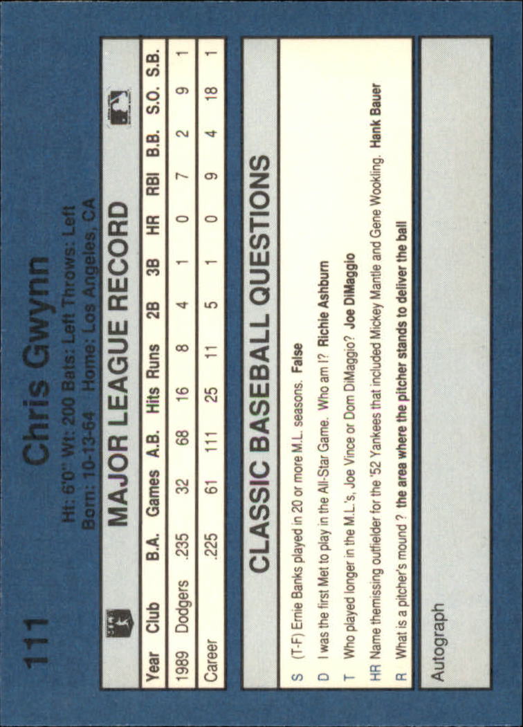1990 Classic Blue Baseball Card Pick - Picture 219 of 299