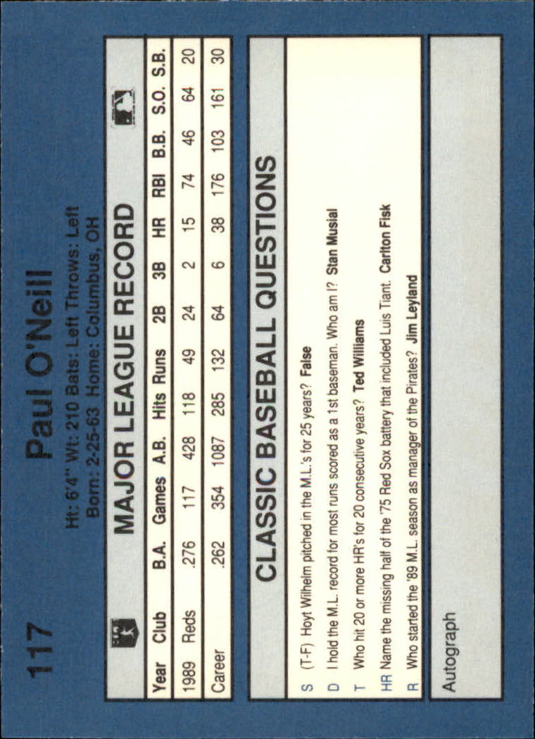 1990 Classic Blue Baseball Card Pick - Picture 231 of 299