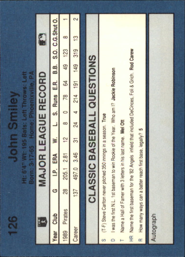 1990 Classic Blue Baseball Card Pick - Picture 249 of 299
