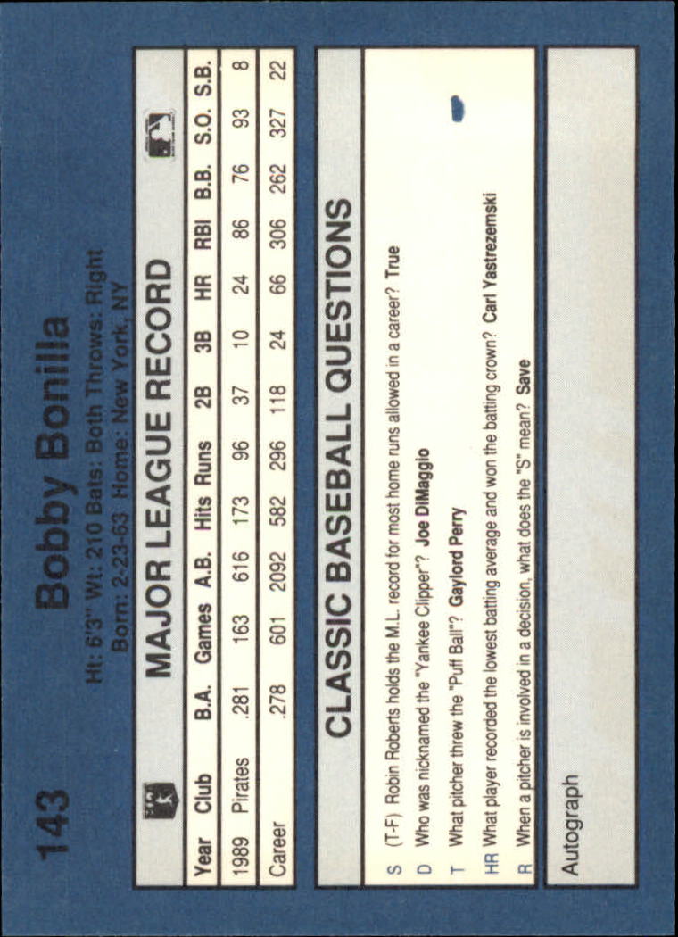 1990 Classic Blue Baseball Card Pick - Picture 283 of 299