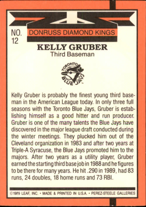 A6931- 1990 Donruss Baseball Cards 1-248 +Rookies -You Pick- 10+ FREE US SHIP - Picture 23 of 495