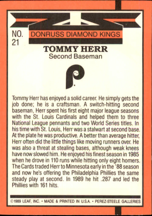 A6931- 1990 Donruss Baseball Cards 1-248 +Rookies -You Pick- 10+ FREE US SHIP - Picture 41 of 495