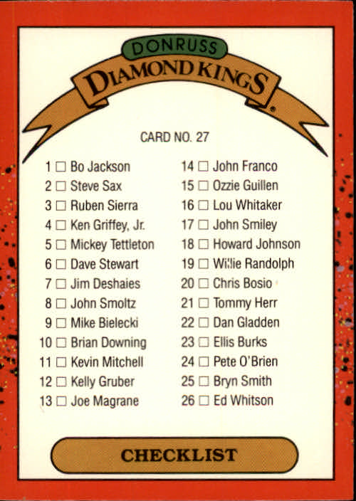 A6931- 1990 Donruss Baseball Cards 1-248 +Rookies -You Pick- 10+ FREE US SHIP - Picture 52 of 495