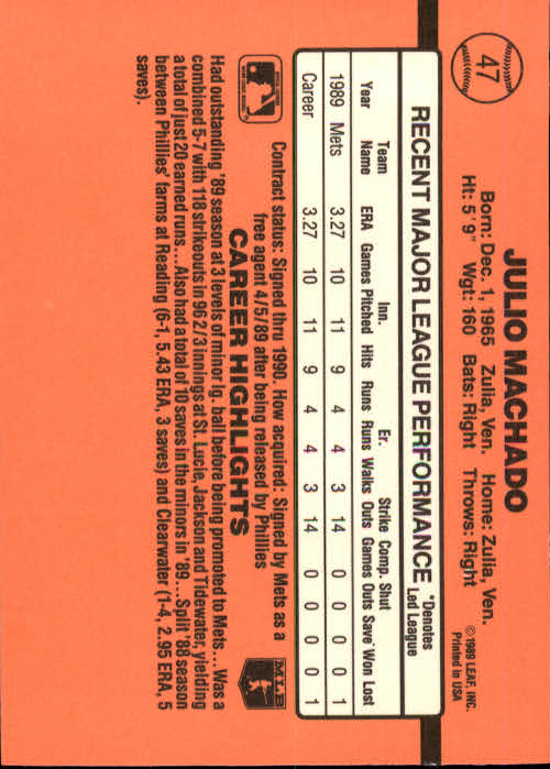 A6931- 1990 Donruss Baseball Cards 1-248 +Rookies -You Pick- 10+ FREE US SHIP - Picture 91 of 495