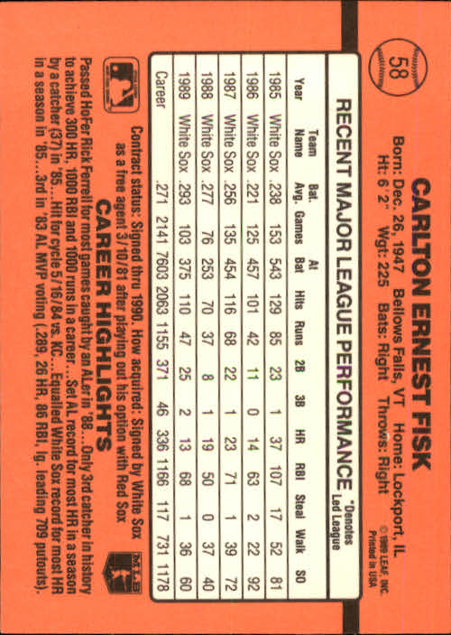 A6931- 1990 Donruss Baseball Cards 1-248 +Rookies -You Pick- 10+ FREE US SHIP - Picture 113 of 495
