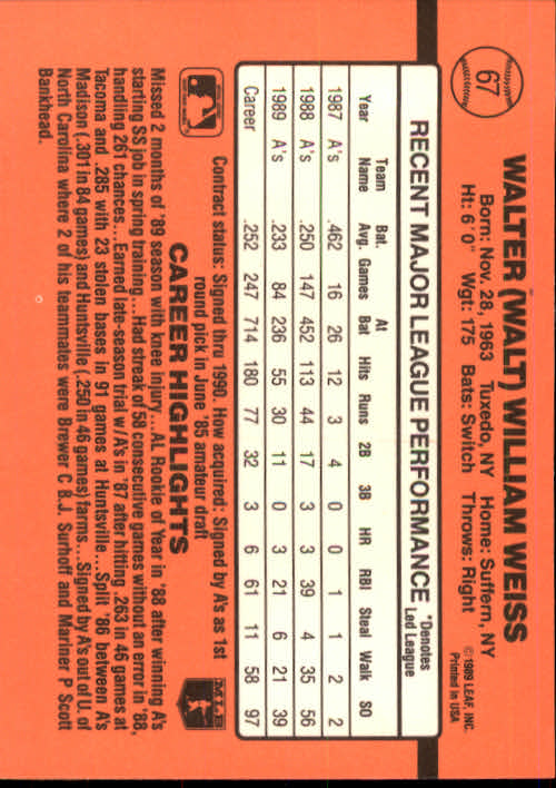 A6931- 1990 Donruss Baseball Cards 1-248 +Rookies -You Pick- 10+ FREE US SHIP - Picture 131 of 495