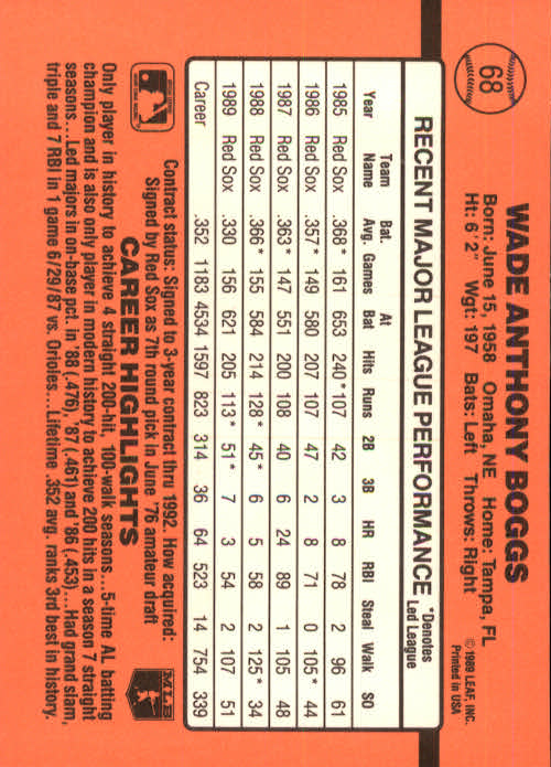 A6931- 1990 Donruss Baseball Cards 1-248 +Rookies -You Pick- 10+ FREE US SHIP - Picture 133 of 495