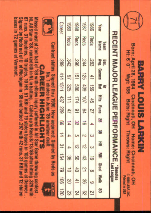 A6931- 1990 Donruss Baseball Cards 1-248 +Rookies -You Pick- 10+ FREE US SHIP - Picture 139 of 495