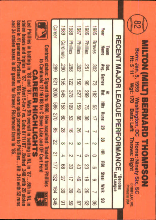 A6931- 1990 Donruss Baseball Cards 1-248 +Rookies -You Pick- 10+ FREE US SHIP - Picture 161 of 495