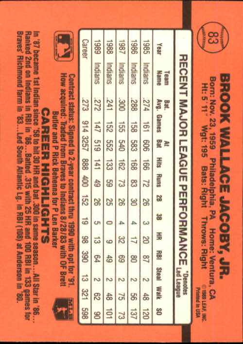 A6931- 1990 Donruss Baseball Cards 1-248 +Rookies -You Pick- 10+ FREE US SHIP - Picture 163 of 495