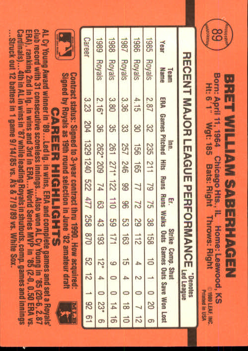 A6931- 1990 Donruss Baseball Cards 1-248 +Rookies -You Pick- 10+ FREE US SHIP - Picture 175 of 495