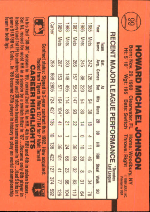 A6931- 1990 Donruss Baseball Cards 1-248 +Rookies -You Pick- 10+ FREE US SHIP - Picture 195 of 495