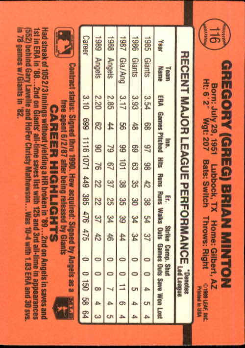 A6931- 1990 Donruss Baseball Cards 1-248 +Rookies -You Pick- 10+ FREE US SHIP - Picture 231 of 495