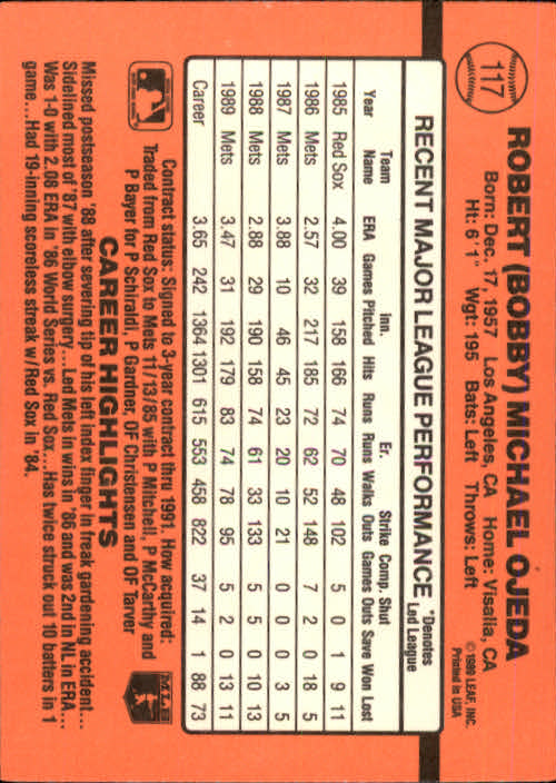 A6931- 1990 Donruss Baseball Cards 1-248 +Rookies -You Pick- 10+ FREE US SHIP - Picture 233 of 495