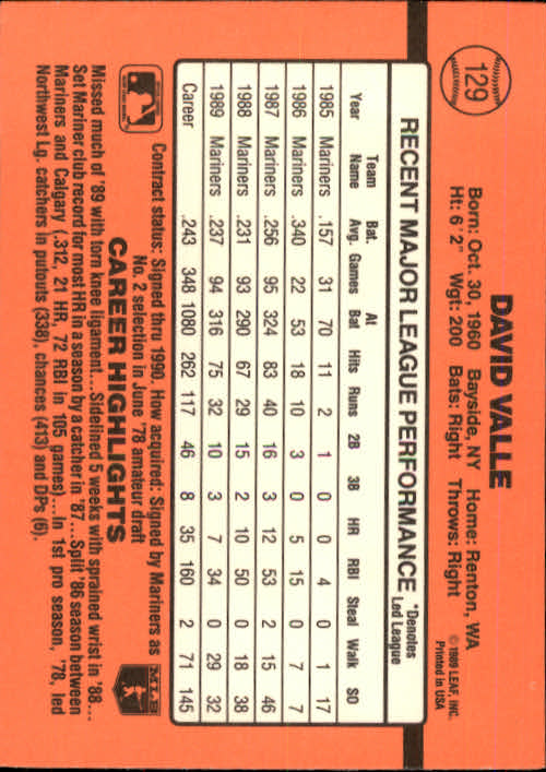 A6931- 1990 Donruss Baseball Cards 1-248 +Rookies -You Pick- 10+ FREE US SHIP - Picture 257 of 495