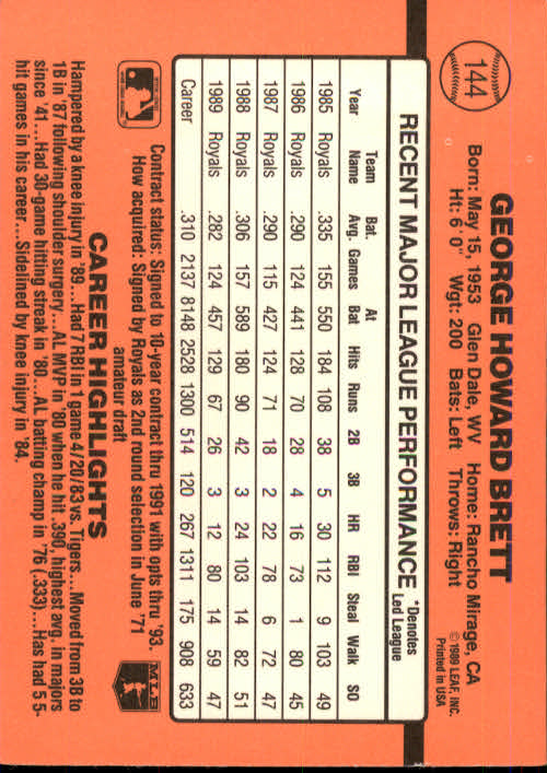 A6931- 1990 Donruss Baseball Cards 1-248 +Rookies -You Pick- 10+ FREE US SHIP - Picture 287 of 495