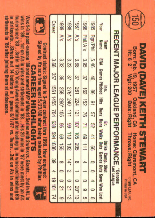 A6931- 1990 Donruss Baseball Cards 1-248 +Rookies -You Pick- 10+ FREE US SHIP - Picture 299 of 495