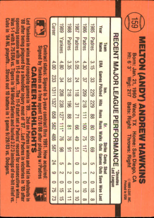 A6931- 1990 Donruss Baseball Cards 1-248 +Rookies -You Pick- 10+ FREE US SHIP - Picture 317 of 495
