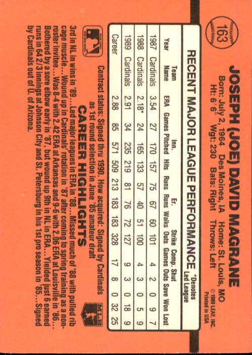 A6931- 1990 Donruss Baseball Cards 1-248 +Rookies -You Pick- 10+ FREE US SHIP - Picture 325 of 495