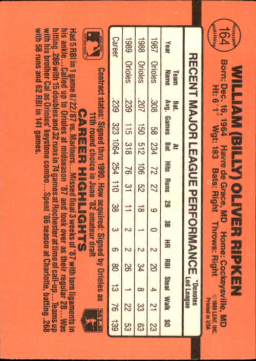 A6931- 1990 Donruss Baseball Cards 1-248 +Rookies -You Pick- 10+ FREE US SHIP - Picture 327 of 495