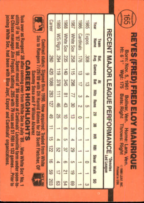 A6931- 1990 Donruss Baseball Cards 1-248 +Rookies -You Pick- 10+ FREE US SHIP - Picture 329 of 495