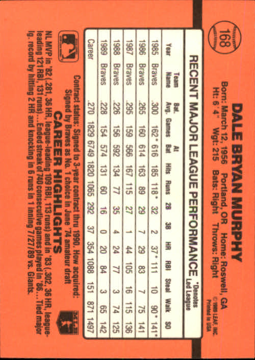A6931- 1990 Donruss Baseball Cards 1-248 +Rookies -You Pick- 10+ FREE US SHIP - Picture 335 of 495