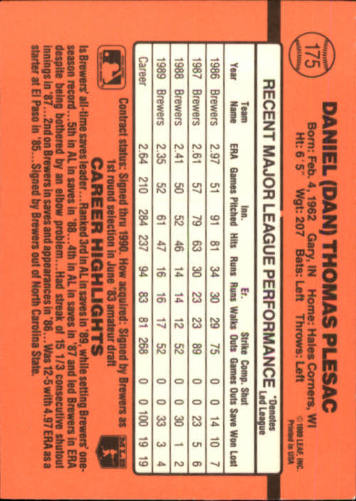 A6931- 1990 Donruss Baseball Cards 1-248 +Rookies -You Pick- 10+ FREE US SHIP - Picture 349 of 495