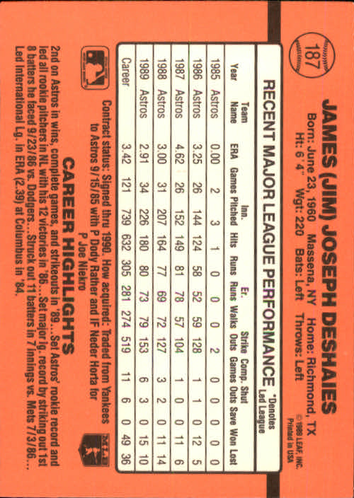 A6931- 1990 Donruss Baseball Cards 1-248 +Rookies -You Pick- 10+ FREE US SHIP - Picture 373 of 495
