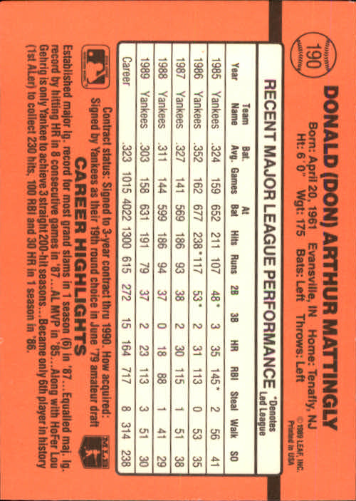 A6931- 1990 Donruss Baseball Cards 1-248 +Rookies -You Pick- 10+ FREE US SHIP - Picture 379 of 495