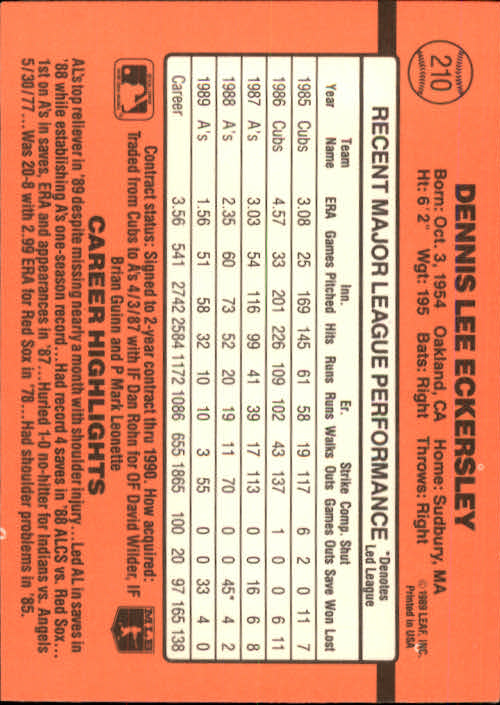 A6931- 1990 Donruss Baseball Cards 1-248 +Rookies -You Pick- 10+ FREE US SHIP - Picture 419 of 495