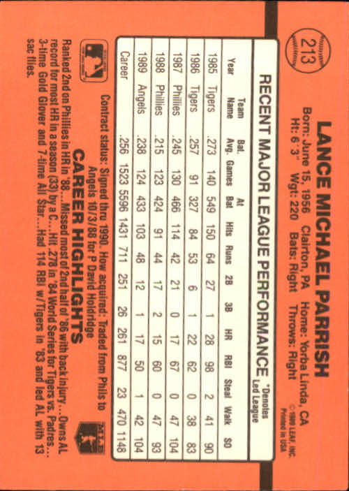 A6931- 1990 Donruss Baseball Cards 1-248 +Rookies -You Pick- 10+ FREE US SHIP - Picture 425 of 495