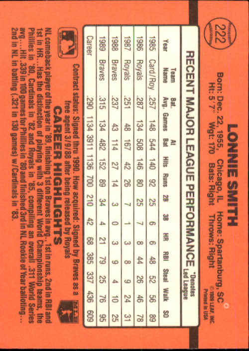 A6931- 1990 Donruss Baseball Cards 1-248 +Rookies -You Pick- 10+ FREE US SHIP - Picture 443 of 495