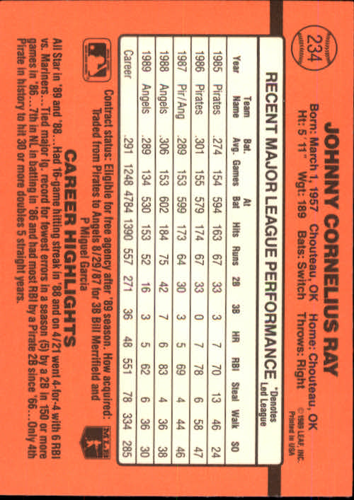 A6931- 1990 Donruss Baseball Cards 1-248 +Rookies -You Pick- 10+ FREE US SHIP - Picture 467 of 495