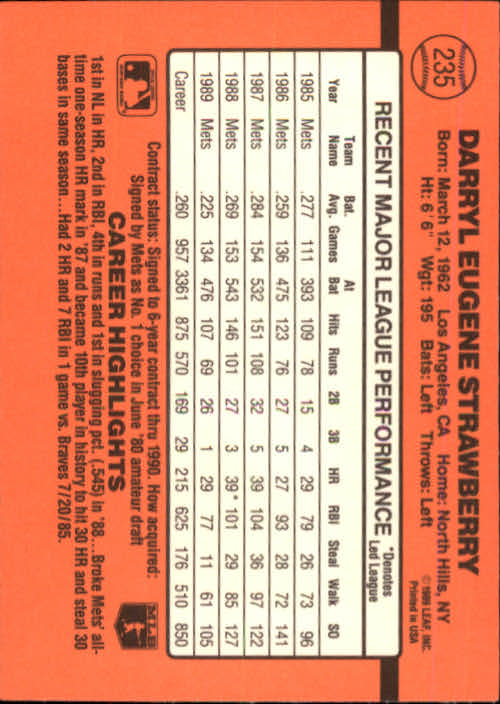 A6931- 1990 Donruss Baseball Cards 1-248 +Rookies -You Pick- 10+ FREE US SHIP - Picture 469 of 495