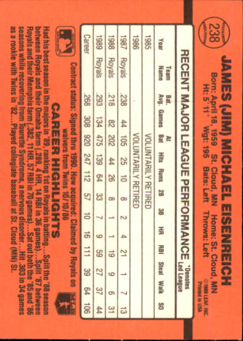 A6931- 1990 Donruss Baseball Cards 1-248 +Rookies -You Pick- 10+ FREE US SHIP - Picture 475 of 495