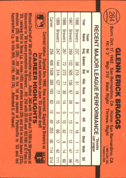 1990 Donruss Baseball "Main Set" Cards #241 to #480 - Picture 49 of 483