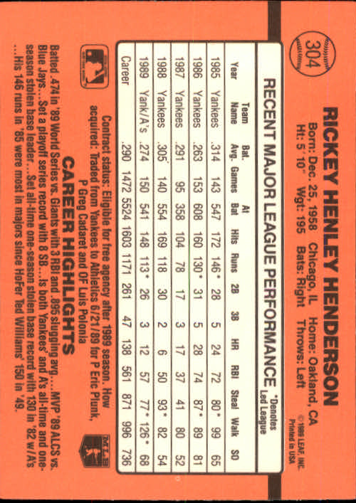 1990 Donruss Baseball "Main Set" Cards #241 to #480 - Picture 131 of 483