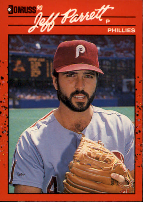 1990 Donruss Philadelphia Phillies Baseball Card 369 Jeff