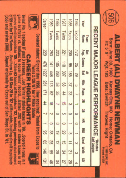 1990 Donruss Baseball "Main Set" Cards #481 to #716 - Picture 49 of 493