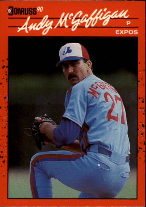 1990 Donruss Baseball "Main Set" Cards #481 to #716 - Picture 176 of 493
