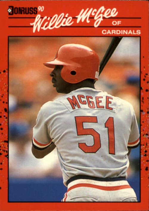 1990 Donruss Baseball "Main Set" Cards #481 to #716 - Picture 282 of 493