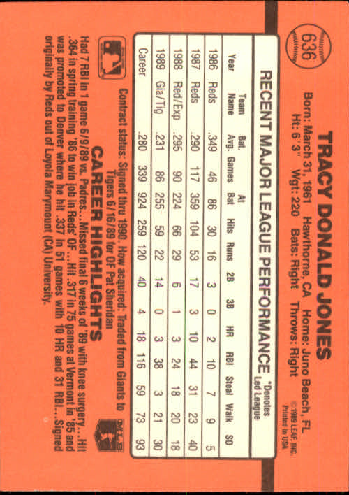 1990 Donruss Baseball "Main Set" Cards #481 to #716 - Picture 291 of 493